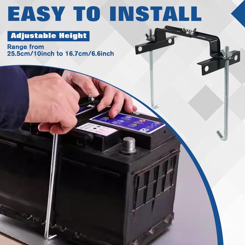 LEONTOOL Sliding Adjustable Frame Holder with Car Bracket Easy Universal Automotive Fixing Accessory for and RVs H-Type J-Bolts, Hold-Down Kit,