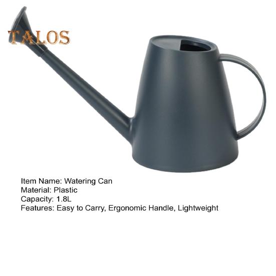 1,8 l Gießkanne mit langem Ausguss, Gartenkrug mit Sprinklerrose, leichte Gießkanne aus Kunststoff für Zimmerpflanzen, Pflanzen im Freien