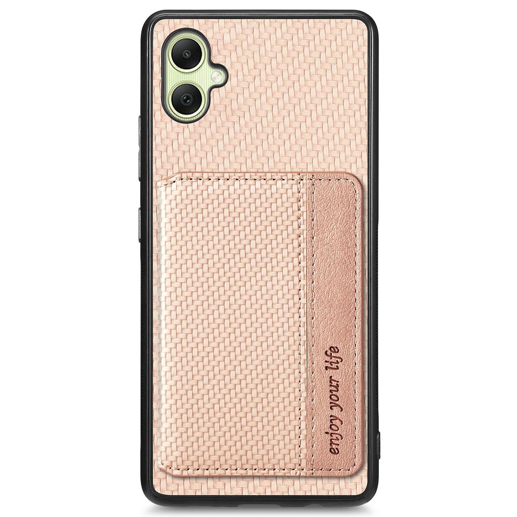 For Samsung Galaxy A05 4G Case Kickstand Card Slots Leather+PC+TPU Phone Cover