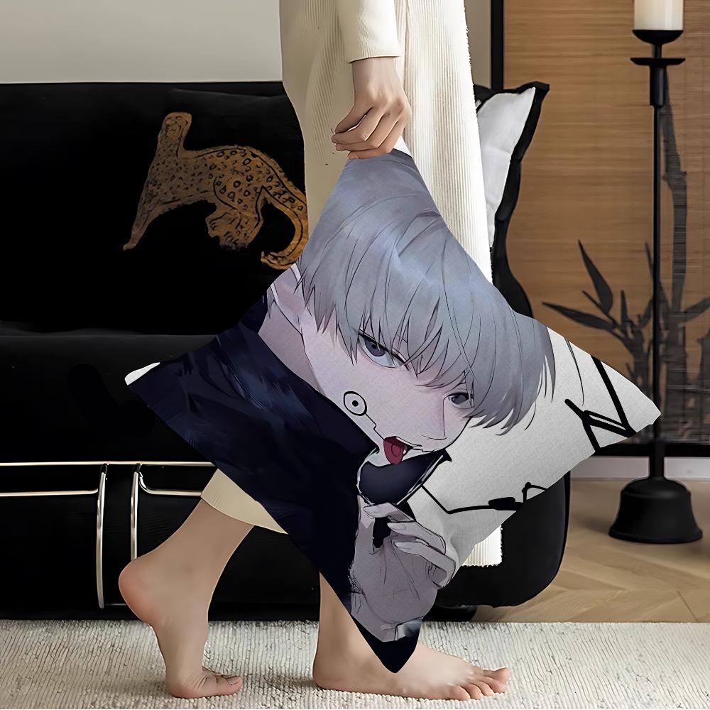 J-Jujutsu K-Kaisen Inumaki Toge Kudde Gåva Hemmakontorsdekoration Sovrum Soffa Bil Kuddöverdrag Fodral 45x45