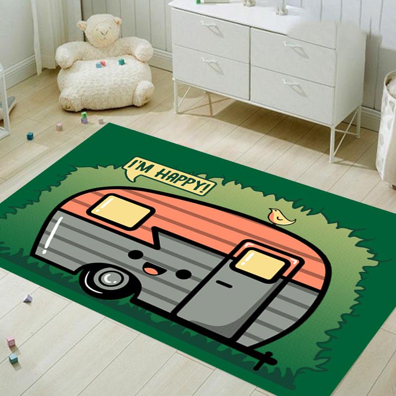 Happy Campers Rug Non-slip Floor Mat 40x60cm