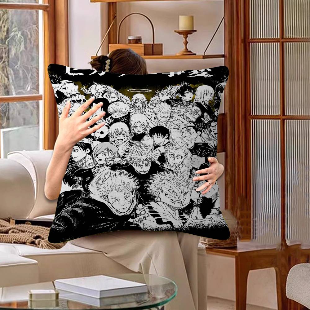 Jujutsu Kaisen Klassischer Film Kissenbezug Kissenhülle Polsterung Sofa Wurfkissen Heimdekoration Kissenbezug
