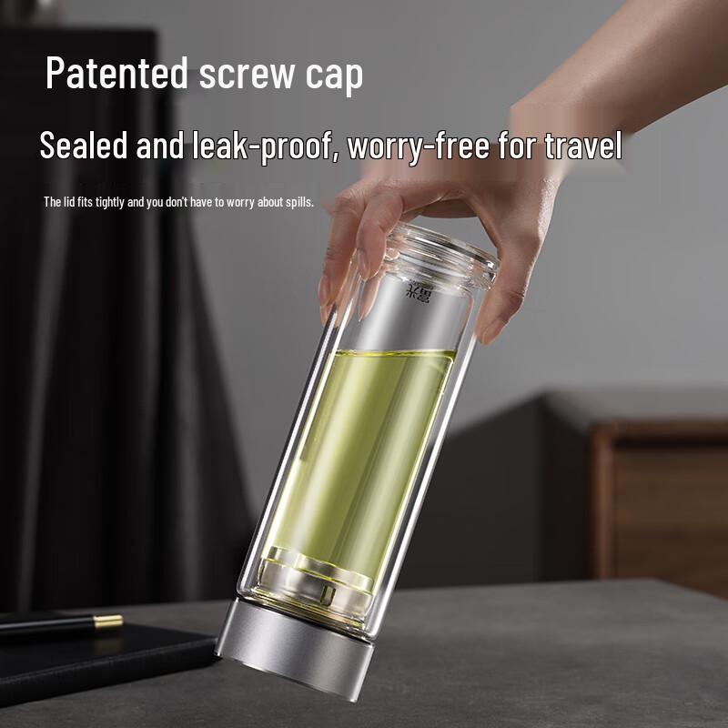 Fuguang Double-Layer Borosilicate Tea Infuser Glass