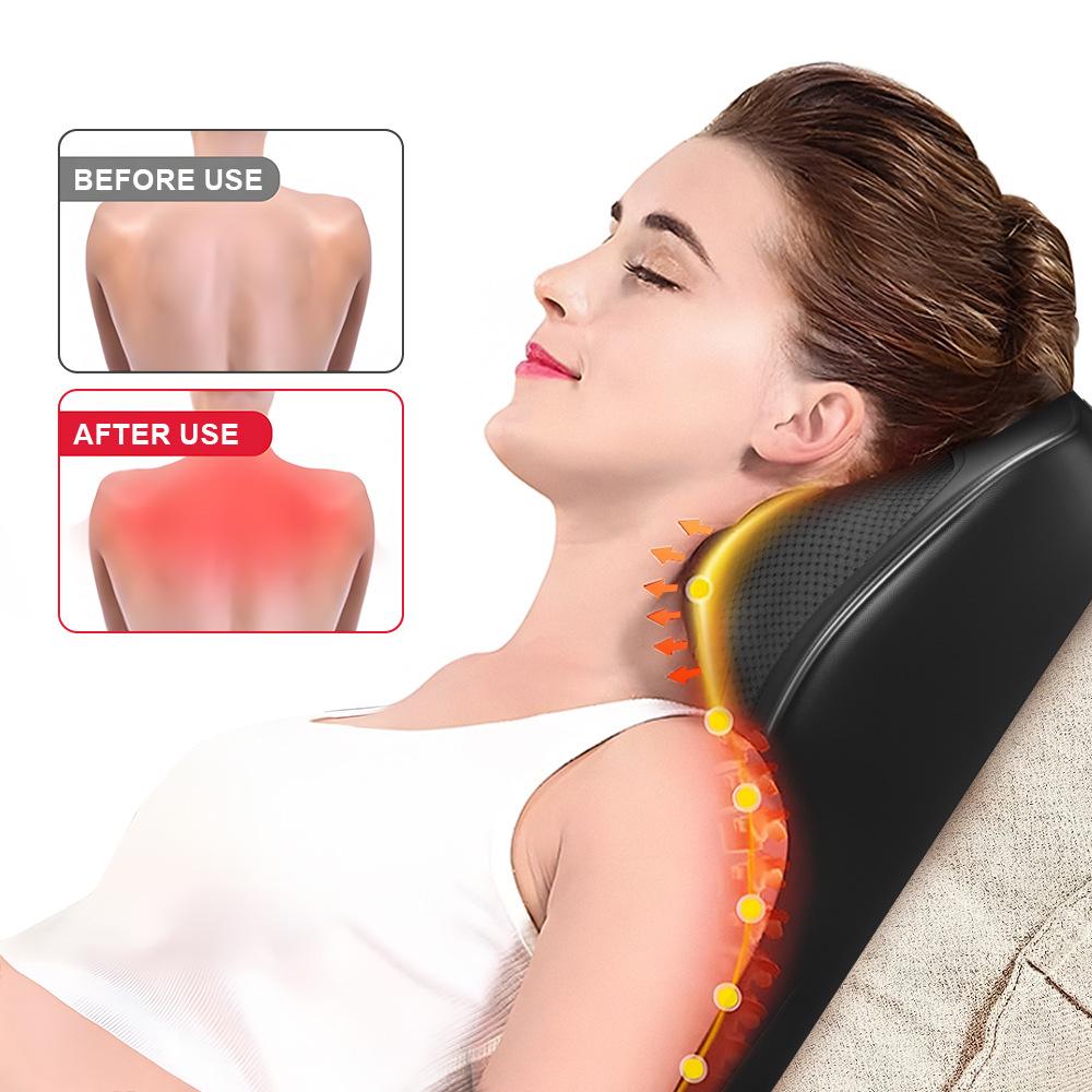 Multi-functional Kneading Massager: Neck, Back, Waist, Shoulder & Legs