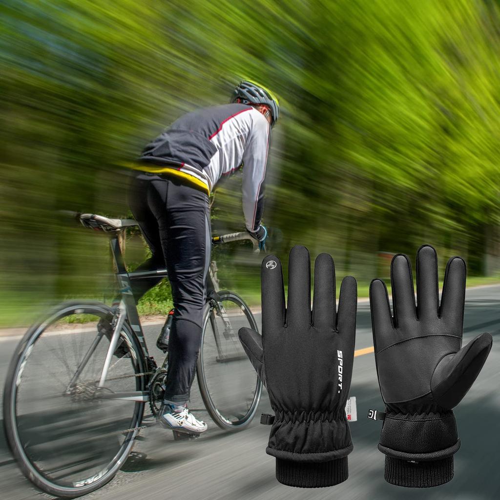 KELEVO Outdoor Winter Gloves with 3M Fleece and Cold Weather Protection Touchscreen and Ideal for and Unisex Men's Thinsulate, Lining, (-15°C).