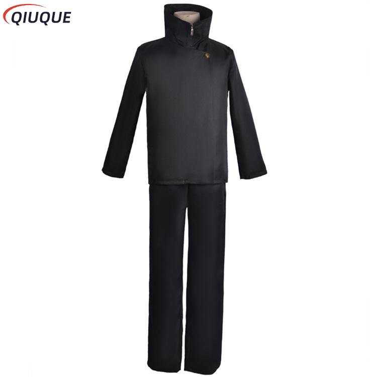 Costume Cosplay Perruque Inumaki Toge Unisexe Fête d'Halloween Uniformes Anime Comic Con Tenues de Jeu de Rôle M black