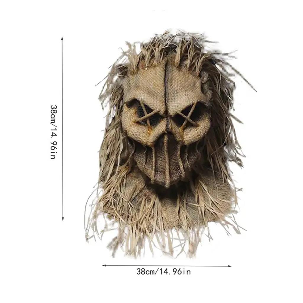 Enge Halloween Vogelverschrikker Masker Hoofdtooi Grappige Rekwisieten Horror Sfeer Maskerade Masker Cosplay Party Props