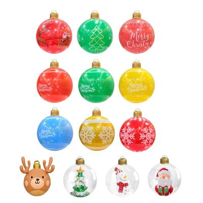 Balão Bola de Natal de PVC de Enchimento Rápido Reutilizável Decoração de Festa de Feriado Fácil Armazenamento Design Dobrável