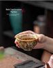 Kiln-Fired Ceramic Tea Cup Set: Five Elements Gift Box with Tea Bowls