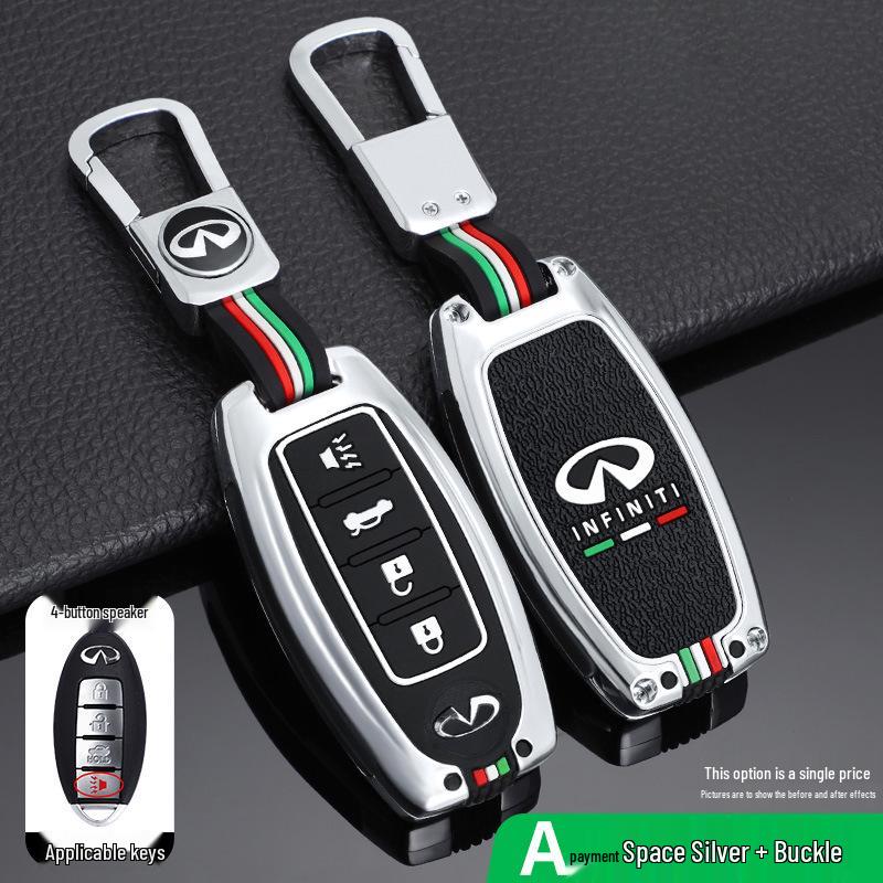 Infiniti Schlüsselhülle: Kompatibel mit Q50L, Q70, QX50, QX60, FX35 - Metallgehäuse & Schlüsseltasche