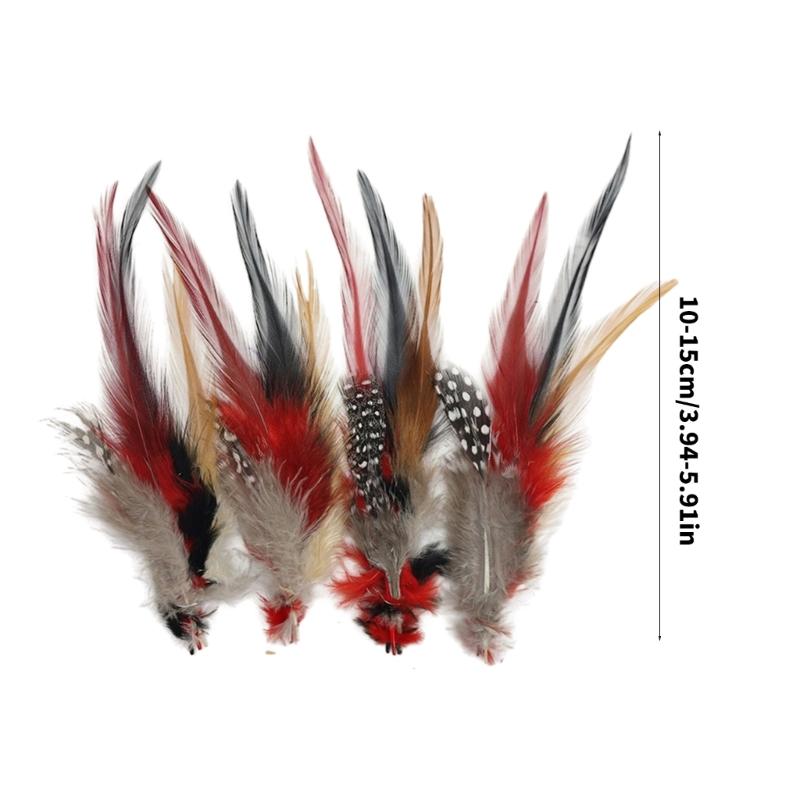 10PCS Handmade Plumage Embellishments For Headpieces And Fashion Accessories