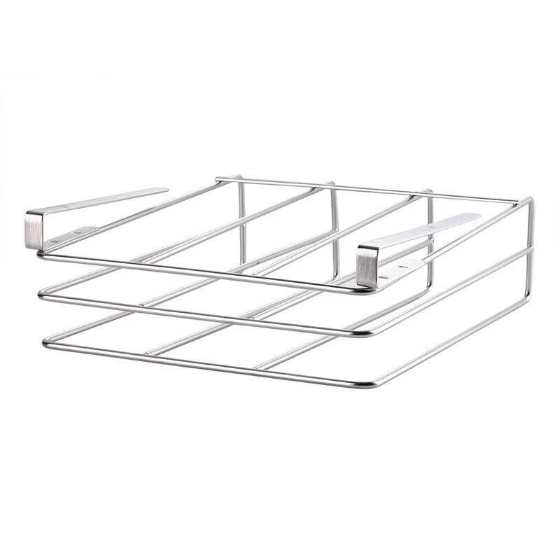 Qiwei 304 Stainless Steel Chopping Board & Pot Lid Storage Rack