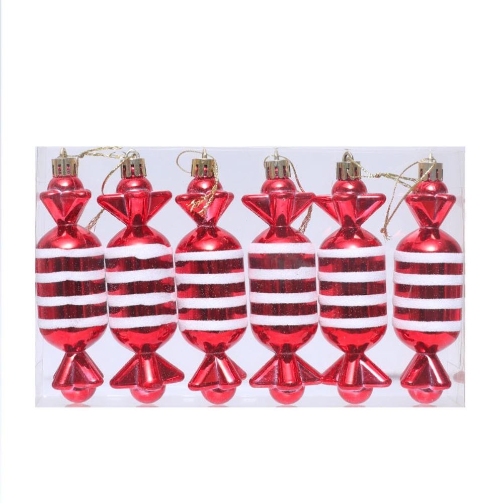 Electroplated Painted Ball Christmas Tree Ornament DIY Crafts Painted New Year Christmas Gifts Boxes Pendant Pendant Plastic