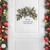Christmas Pine Cone Red Berry Wall Sticker Self Adhesive Living Room Dining Room Decor