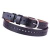 Womens Genuine Leather Belt With Hollow Cut Design Slim Width Buckle Casual Chic Waistband Jeans Office Wear