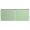 Planter Box Pastel Green 195 X 50 X 77 Cm Galvanized Steel
