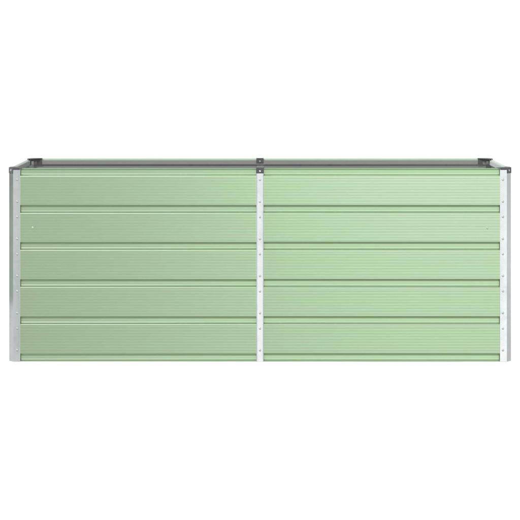 Planter Box Pastel Green 195 X 50 X 77 Cm Galvanized Steel