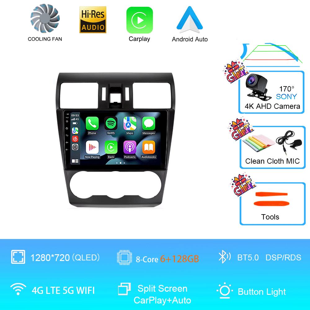 Car Radio Android 14 Stereo For Subaru Forester XV WRX 2012- 2015 For Impreza Multimedia Video Player Navigation GPS Head Unit