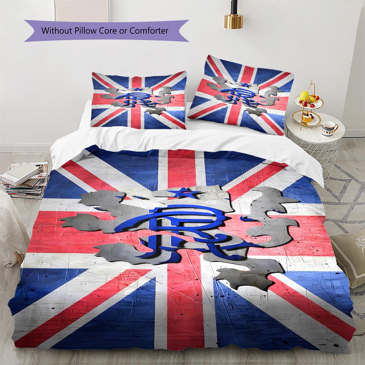 

Rangers Badge Pattern Bedding,Quilt Set Quilt Cover Pillowcase Home Birthday Gift (1 * duvet cover + 2 * pillowcase, without core) 250x220cm