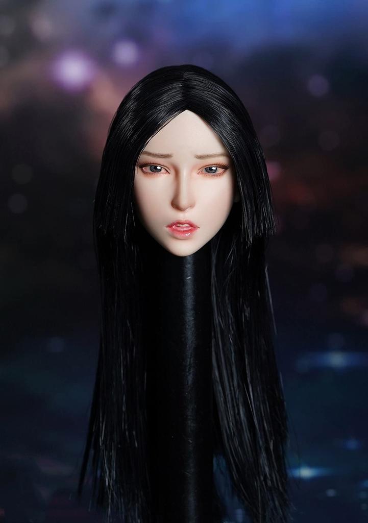 [Tbmodel] Super Duck 1/6 Scale Figure Bishoujo Head, Moe Moe Cute Female Head Accessory, Hair Root Type, SDH027C