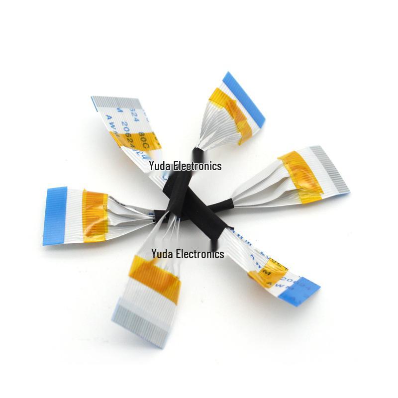 FFC/FPC Soft Cable Display Screen - Flexible Flat Cable with 0.5 Pitch, Acetate Cloth, Temperature Resistance, Foldable & Customizable.