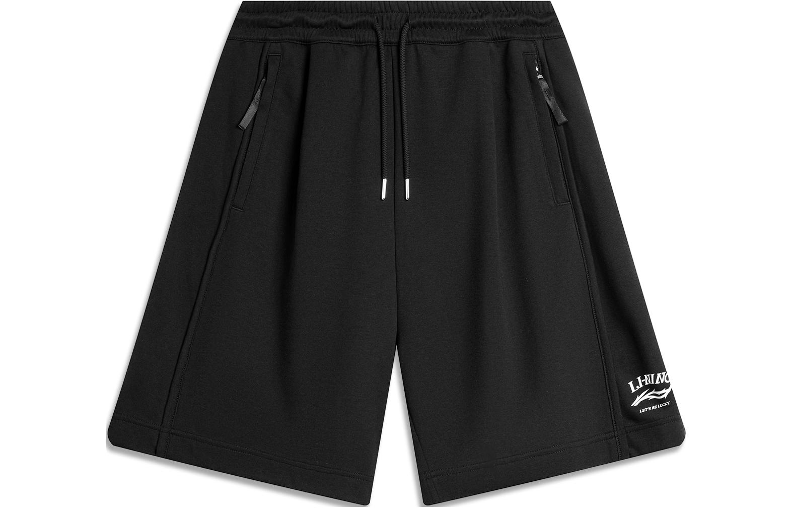 Li Ning China Culture Collection Casual Shorts Unisex Black AKSU313-3 M