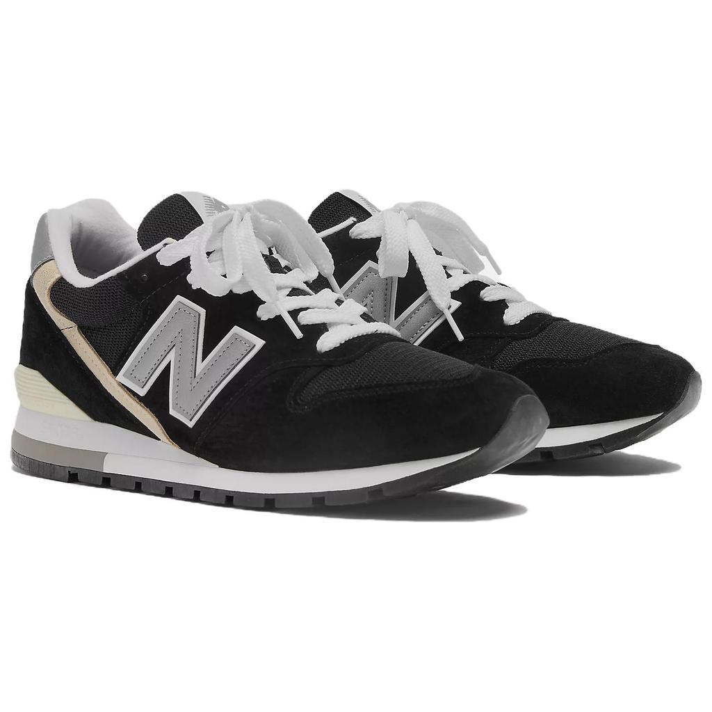New Balance Nb 996 Comfortable Low Top Casual Running Shoes Unisex sneaker Black Silver U996BL