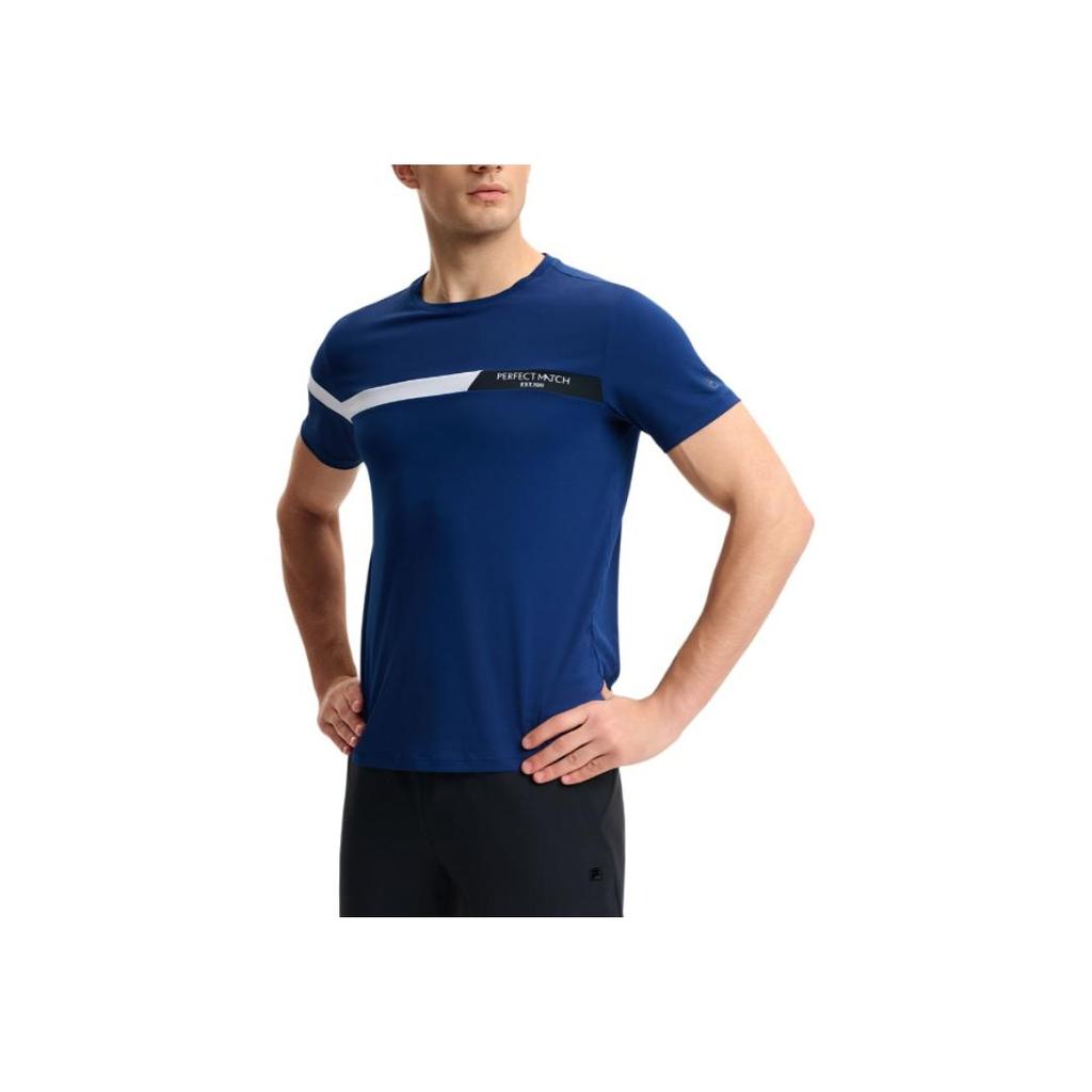 New FILA T-Shirt Men's Flash Star Blue A11M513102F-DB