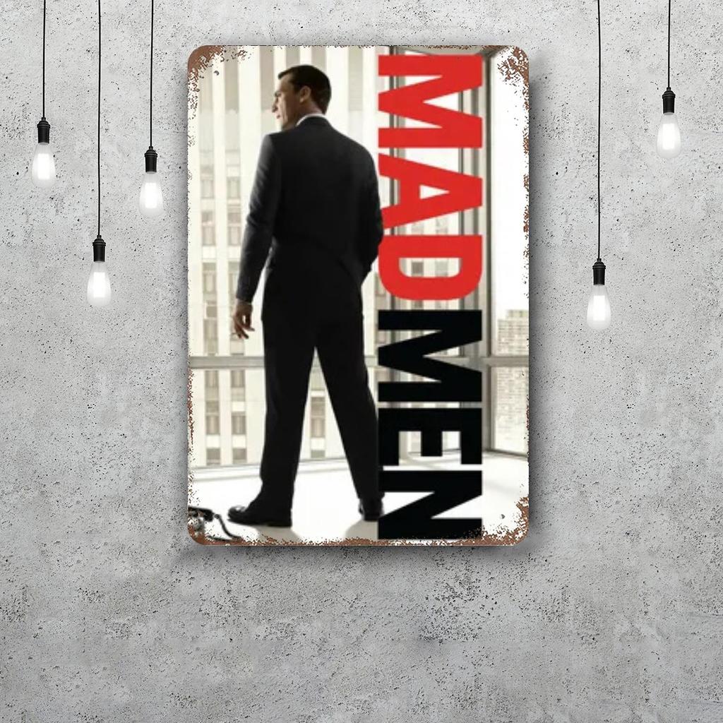 mad men TV show Metal Signs wall decor Vintage Tin Signs Captain Metal Poster Decor for Bar Pub Club Wall Decoration