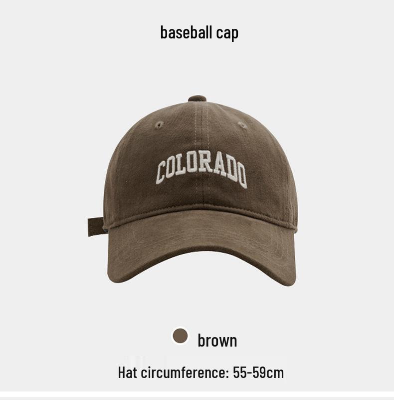 Women's Plus Size Embroidered Baseball Cap - Large Fit, Versatile Sunshade