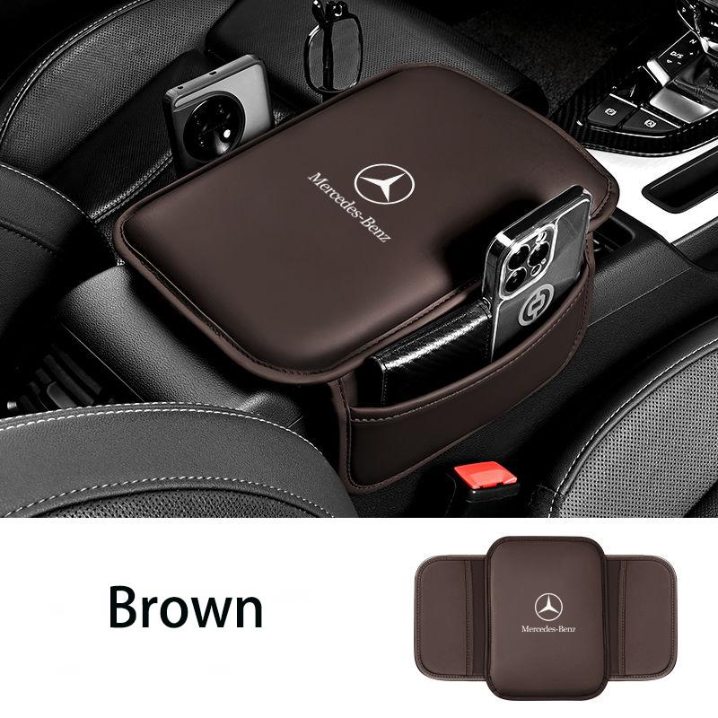CQY1 Leather Car Armrest Box Pad Auto Armrest Pad CWDFUSD-BENC For Mercedes Benz GLC GLK CLA W203 W169 W210 Interior Mouldings
