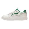 Li Ning Sycee Impact Resistance And Abrasion Resistant Low top Skateboard Shoes Men's White Green AGCV143-4