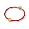 Pandora Lucky Rabbit Woven Leather Bracelet Women bracelet ZT2583