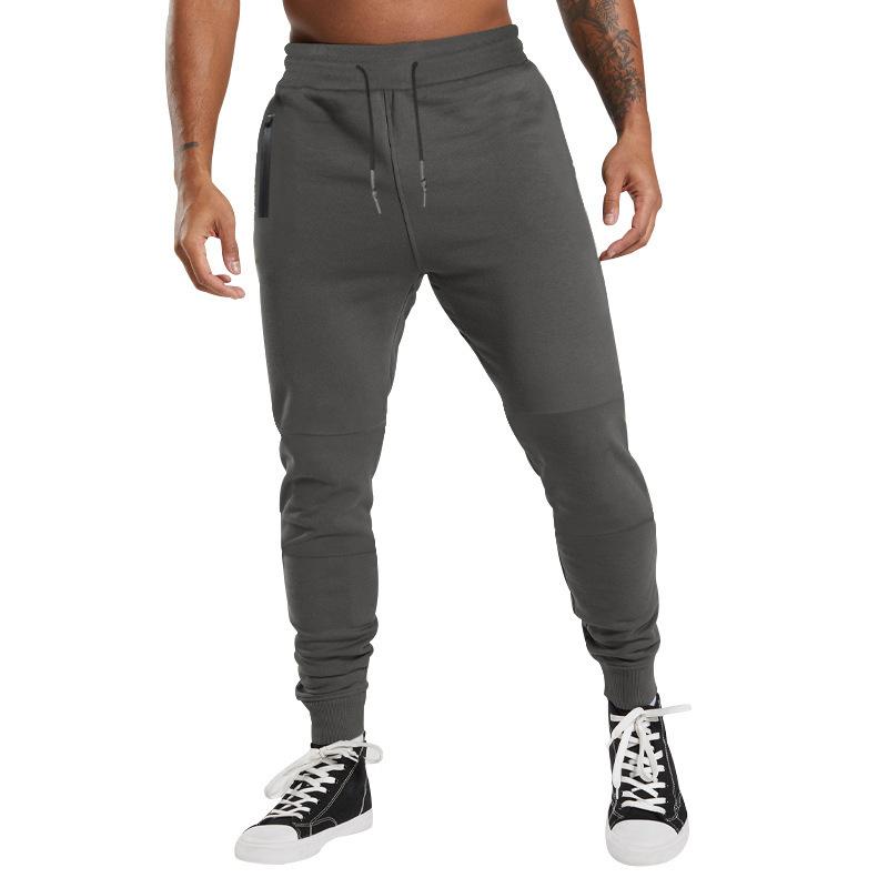 Men's drawstring casual trousers new sports trousers versatile breathable drawstring trousers