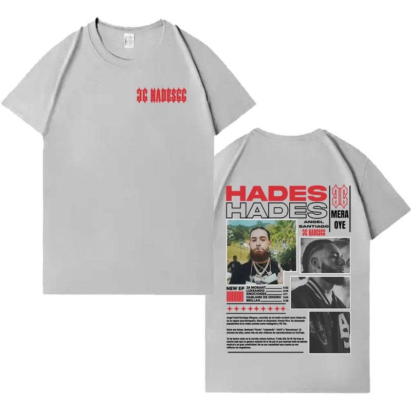 Rapper Hades 66 Make Money Not Friends 2025 Gothic Short Sleeve Tee Shrit Cotton Mens Tees High Quality Crewneck Tops Teenagers