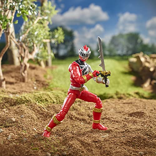 Power Rangers Lightning Collection Dino Fury Red Ranger 6-inch Premium Collectible Action Figure Toy