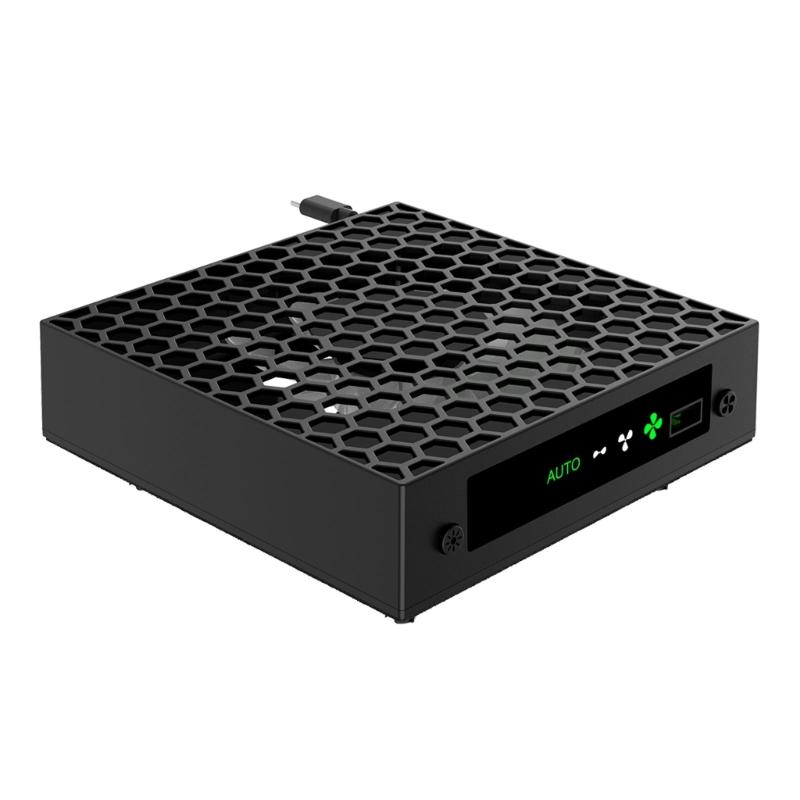 Cooling Fan with B Light 3 Speed Adjustable 1300/1500/1800RPM Cooling Fan Low Noise