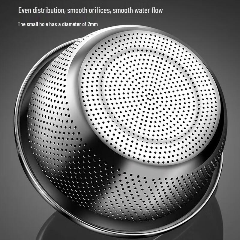 304 Stainless Steel Multifunction Strainer Bowl