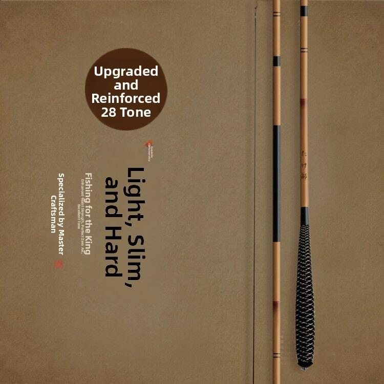 Ultra-Fine Ultra-Hard Carbon Fiing Rod Handheld Bamboo-Imitating Carp Fiing Rod 28 Adjusents 37 Adjusents Taiwan Fi...