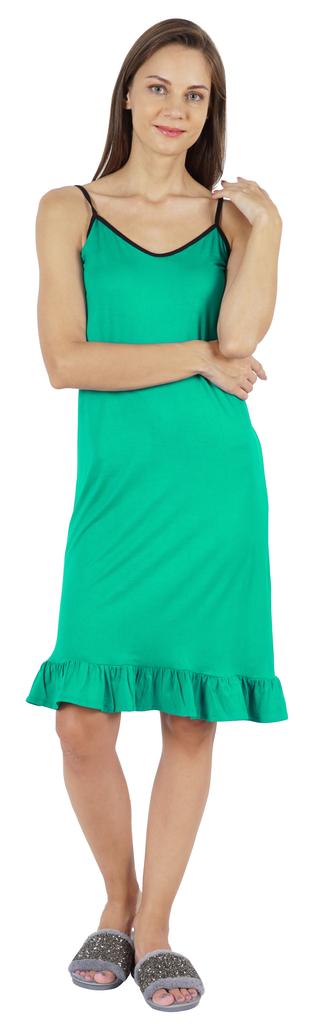 Inkmeso Solid Women  s Spaghetti Strap Nightwear Sleeveless Chemise
