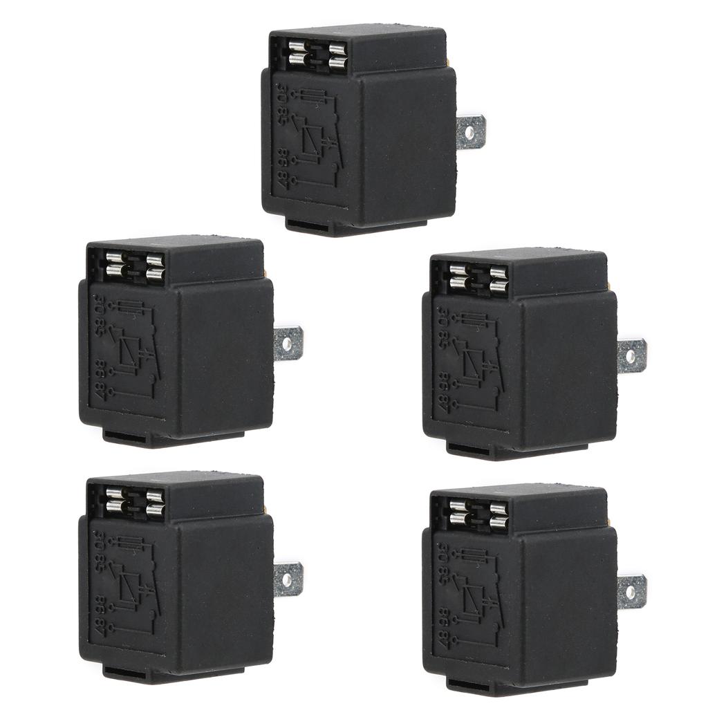 5pcs Car Flasher Relay 4Pins 12V 30A Vehicle Shockproof Waterproof Light Controlling JD1912