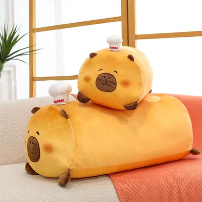 Capybara Backserie Baguette Croissant Langes Kissen Plüschtier Schlaf-Stoffpuppe