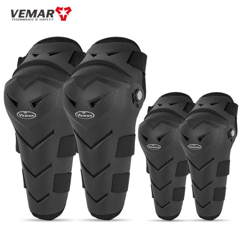 Motorcycle Off-Road Riding Elbow Knee Protector Set Men Impact-Resistant 4-Piece Gear