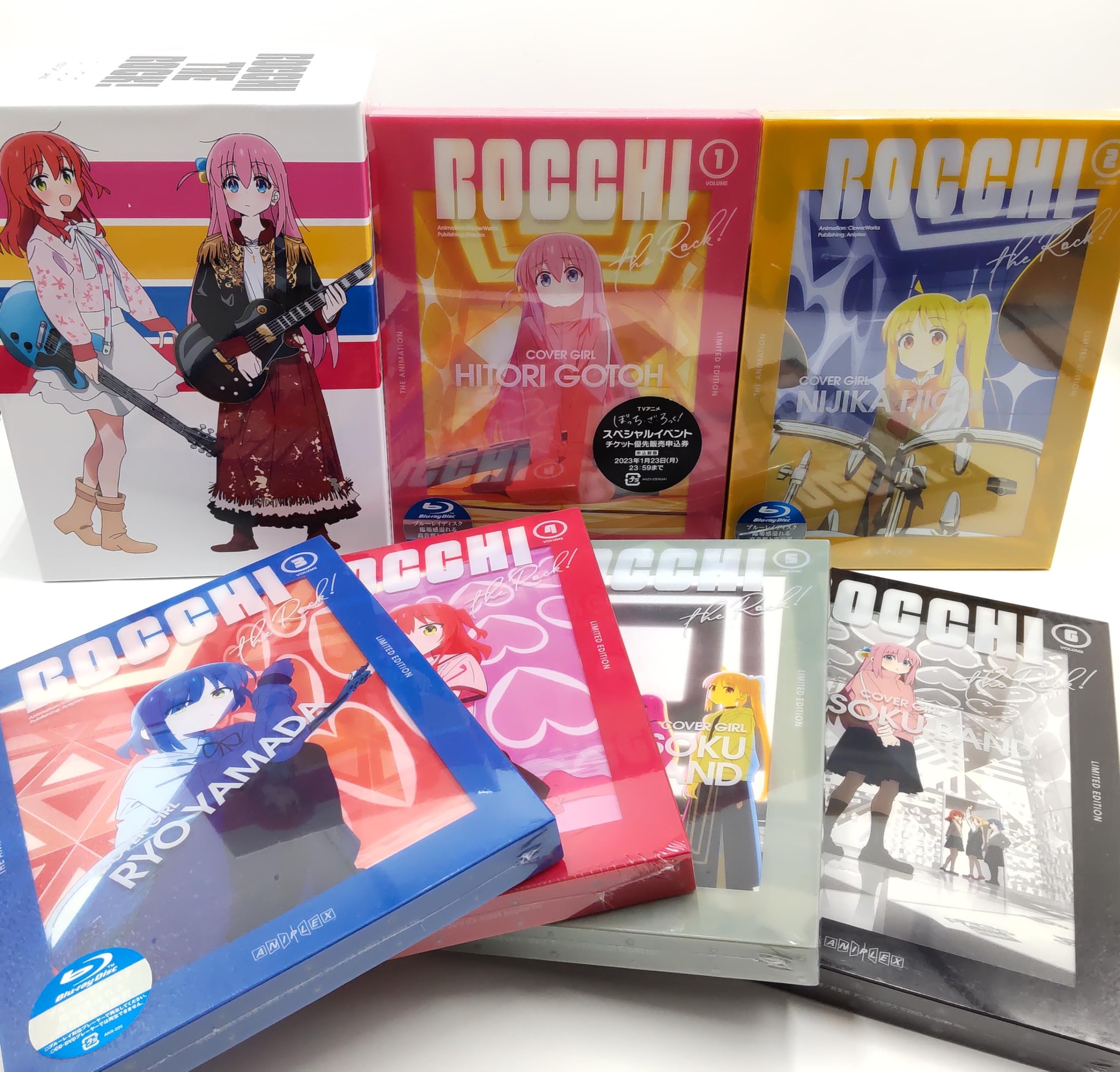 

Bocchi the Rock! Limited Edition Blu-ray Set of 6 Volumes (Includes Storage Box for All Volumes)