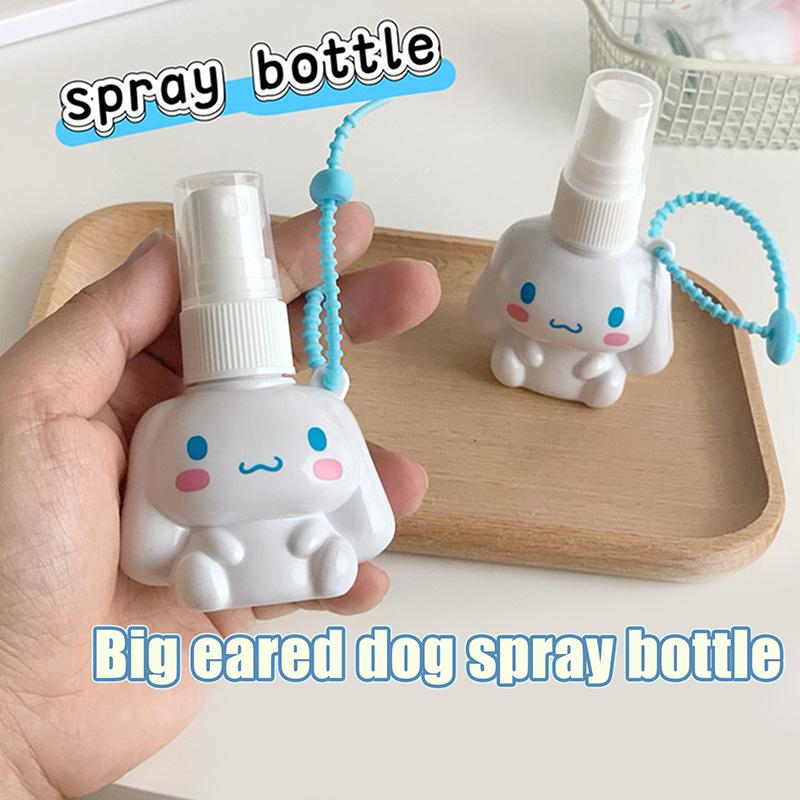 50Ml Portable Spray Bottle Keychain Holder Sanrio Alcohol Disinfection Sub-Bottling Mosquito Repellent Divided Into Bottles
