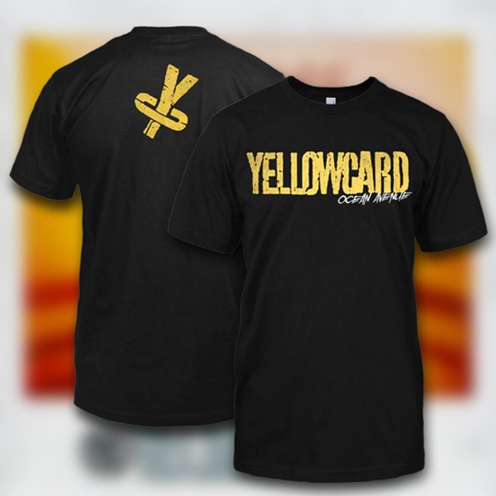 NEW Yellowcard - Logo Band Classic Gift For Fan Black All Size Shirt   HE1080 Unisex T-Shirt S