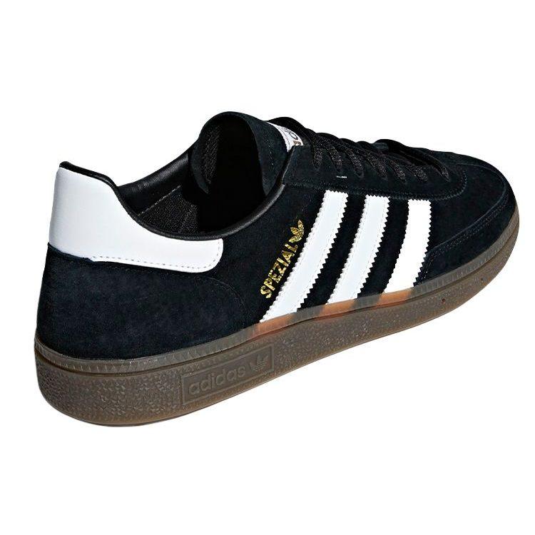 adidas Originals HANDBALL SPEZIAL Low-Top Skateboard-Schuhe Unisex Schwarz Weiß DB3021
