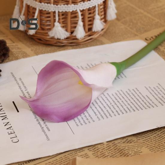 Neblunkantis dirbtinis augalas akį traukianti puošni gofruojanti Calla Simulation Flower