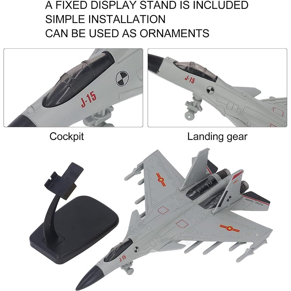 1/100 model letadla J-15 Sběratelská obrazovka na plochu Sběratelský mini simulační dárek s ozdobou držáku