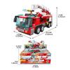 TOYLINX Building Blocks Models City Series Fire Station Truck Firefighter City Educational DIY Model Toys for Children Kid Gifts